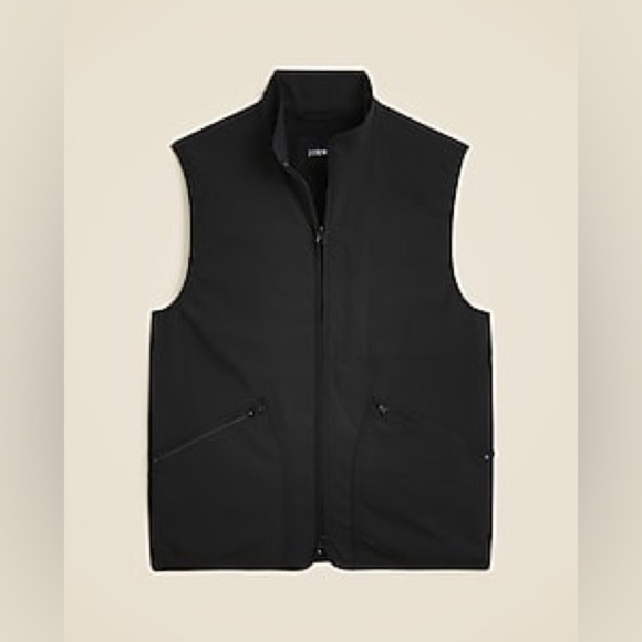 J. Crew Mens Stretch Tech Vest in Black - Picture 2 of 11